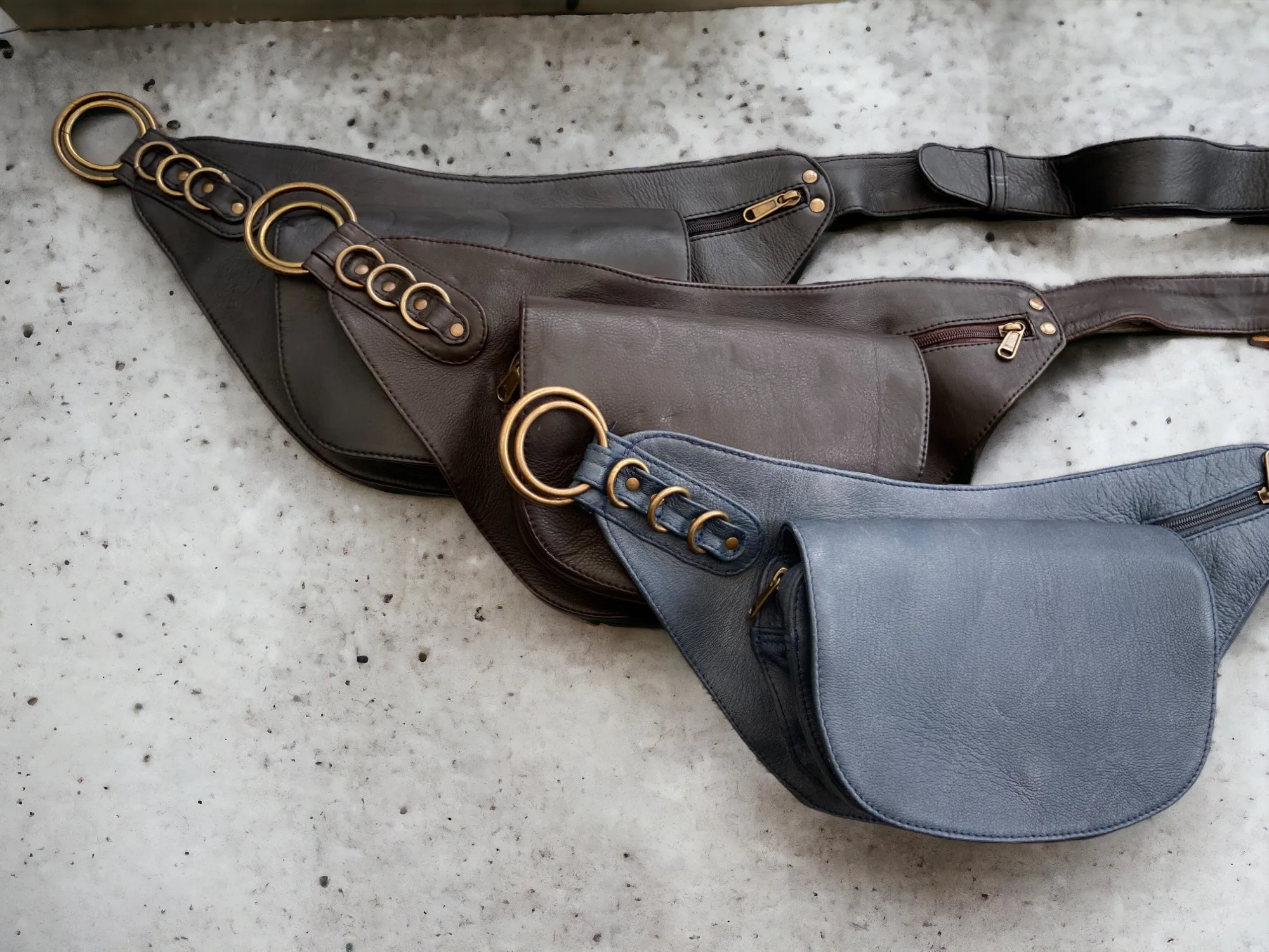 Leather Nelya Belt - Falcon Brown | Ex Display