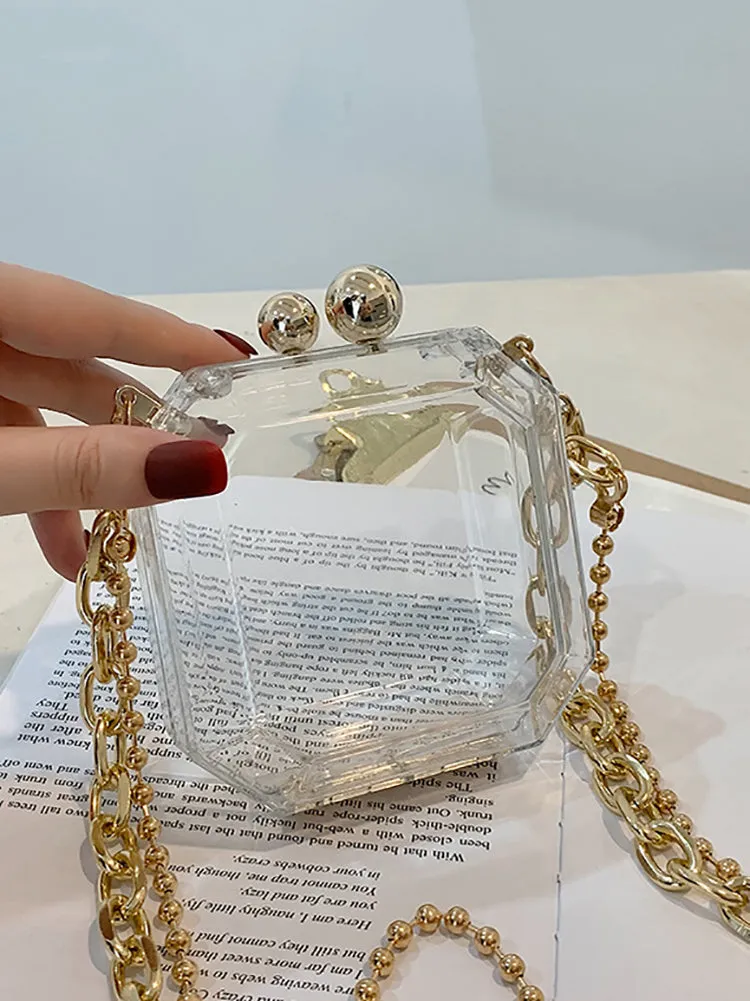 Lipstick Design Graceful Chain Novelty Bag