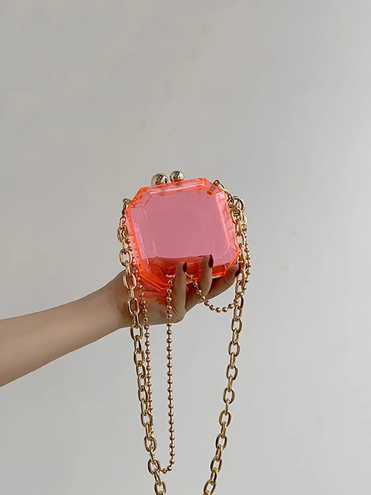 Lipstick Design Graceful Chain Novelty Bag