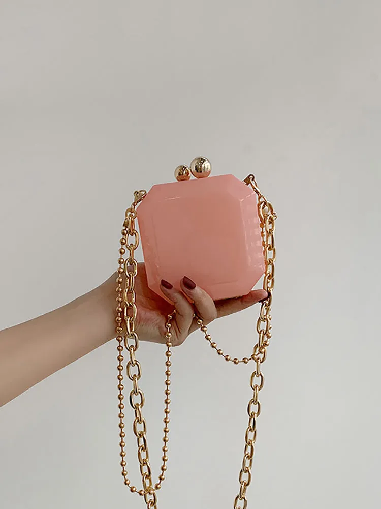 Lipstick Design Graceful Chain Novelty Bag
