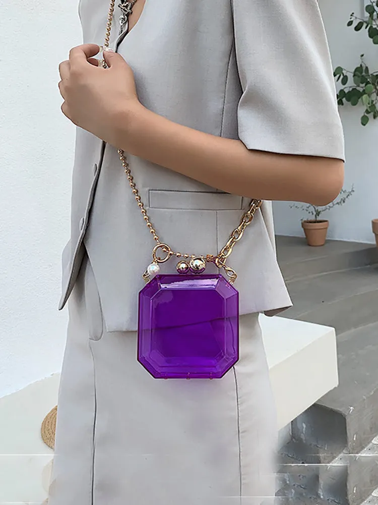 Lipstick Design Graceful Chain Novelty Bag