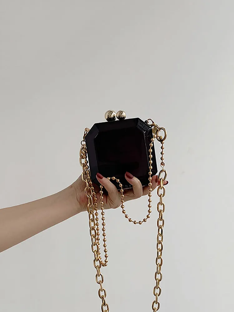 Lipstick Design Graceful Chain Novelty Bag