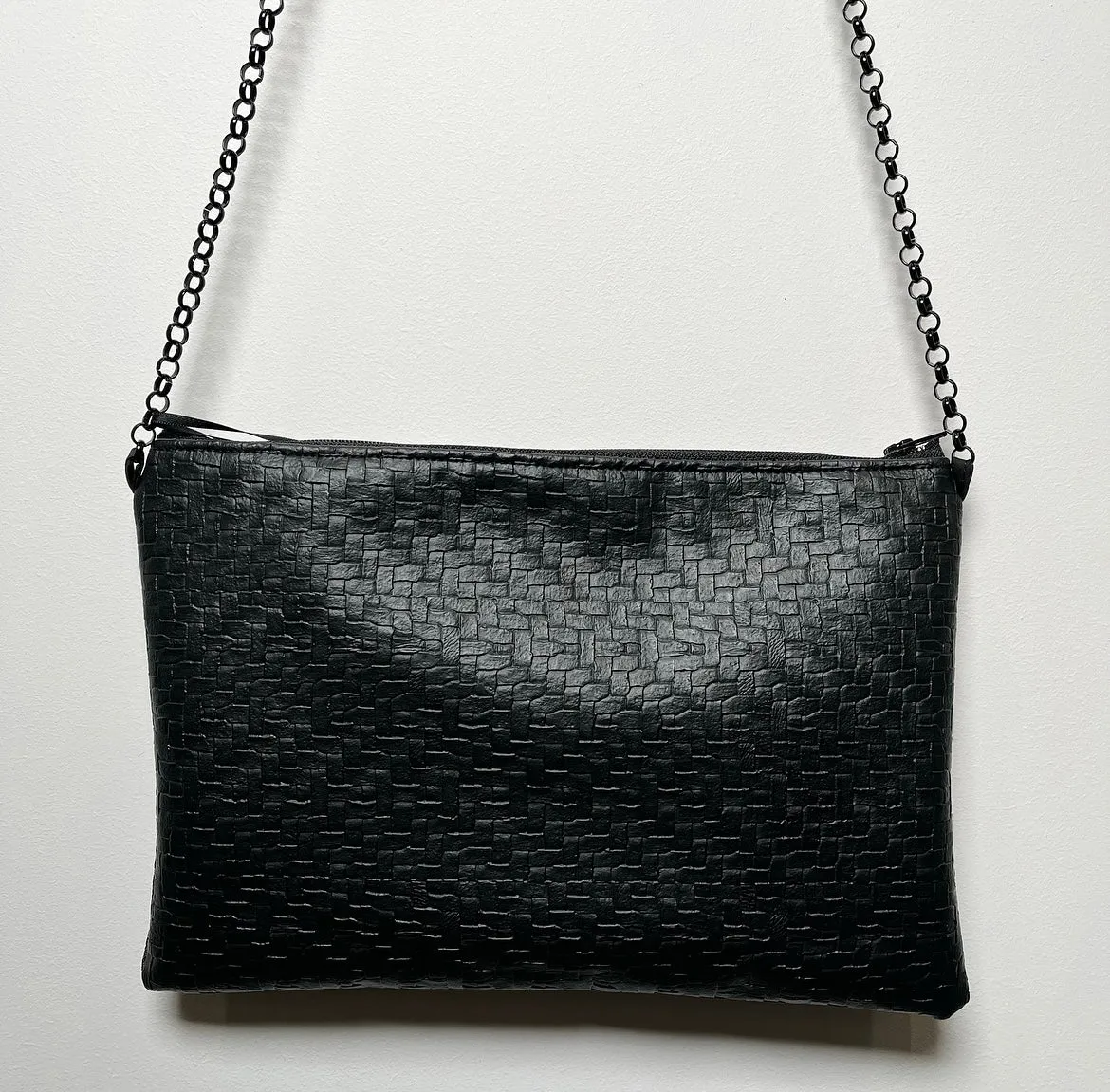 Lucky Charm Shoulder Bag - Silver grey jaquard