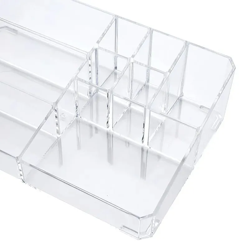 Makeup Organizer Box Plastic Storage Box Desk Bathroom Cosmetic Storage Case Cosmetic Storage Rack