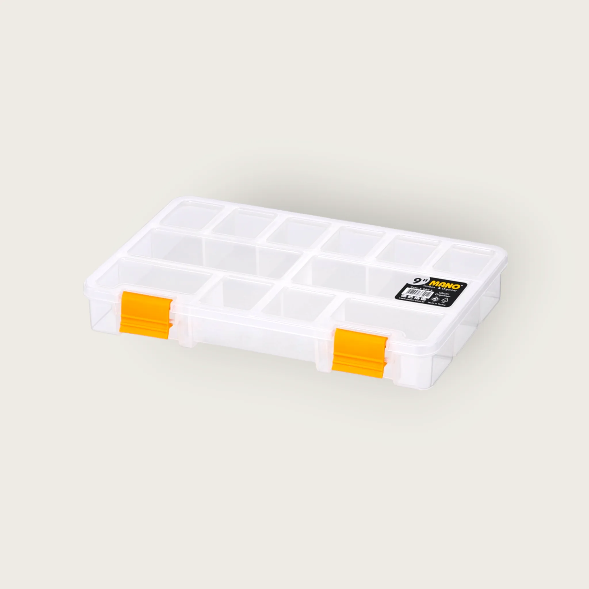 Mano Plastic Organizer Tool Box 9inch 22cm SORG-9