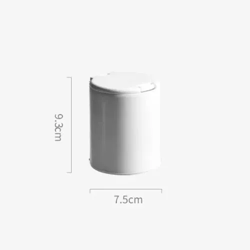 Mini Round Shape Storage Box with label