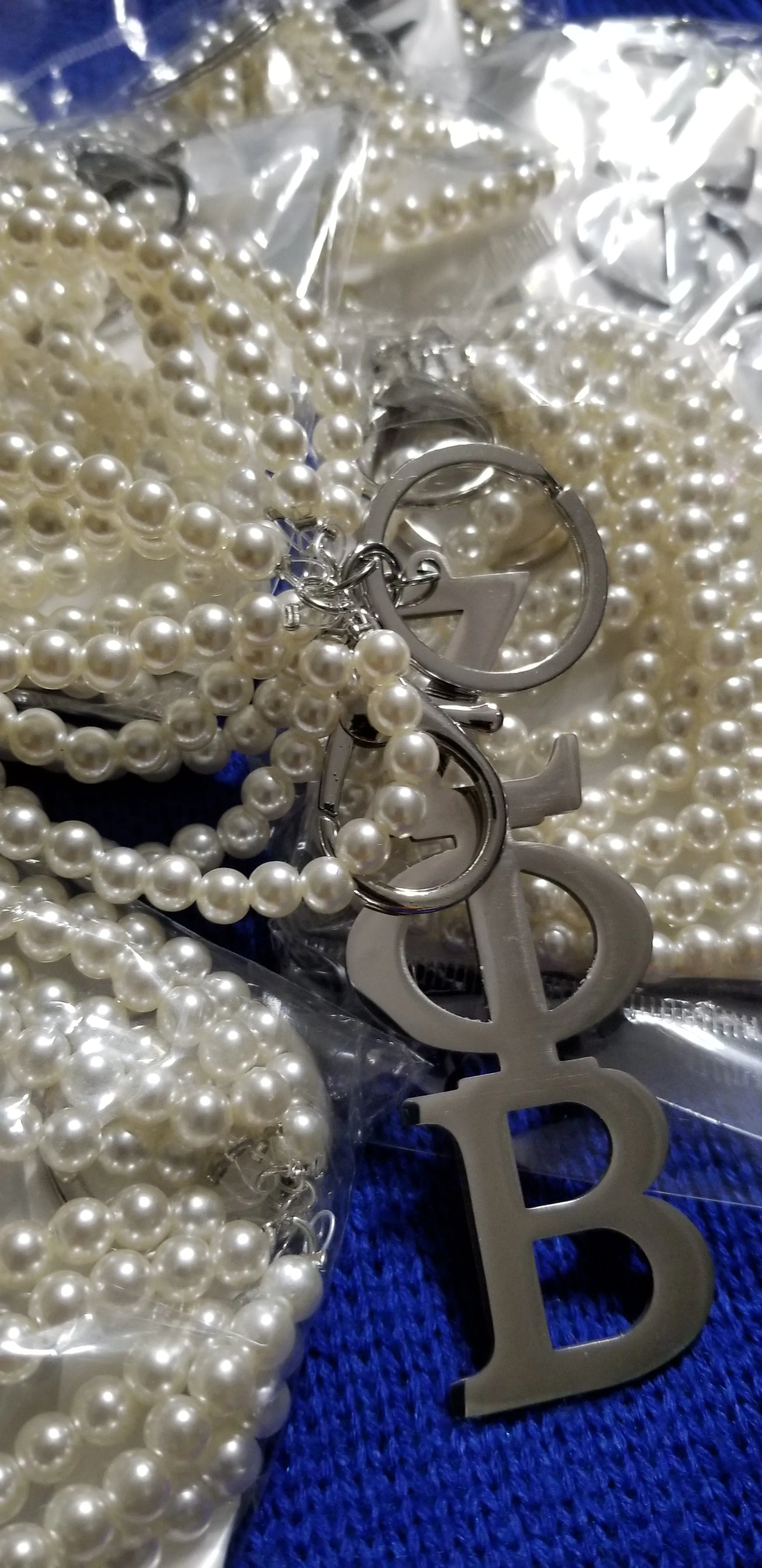 Pearl Purse Charm/Key chain