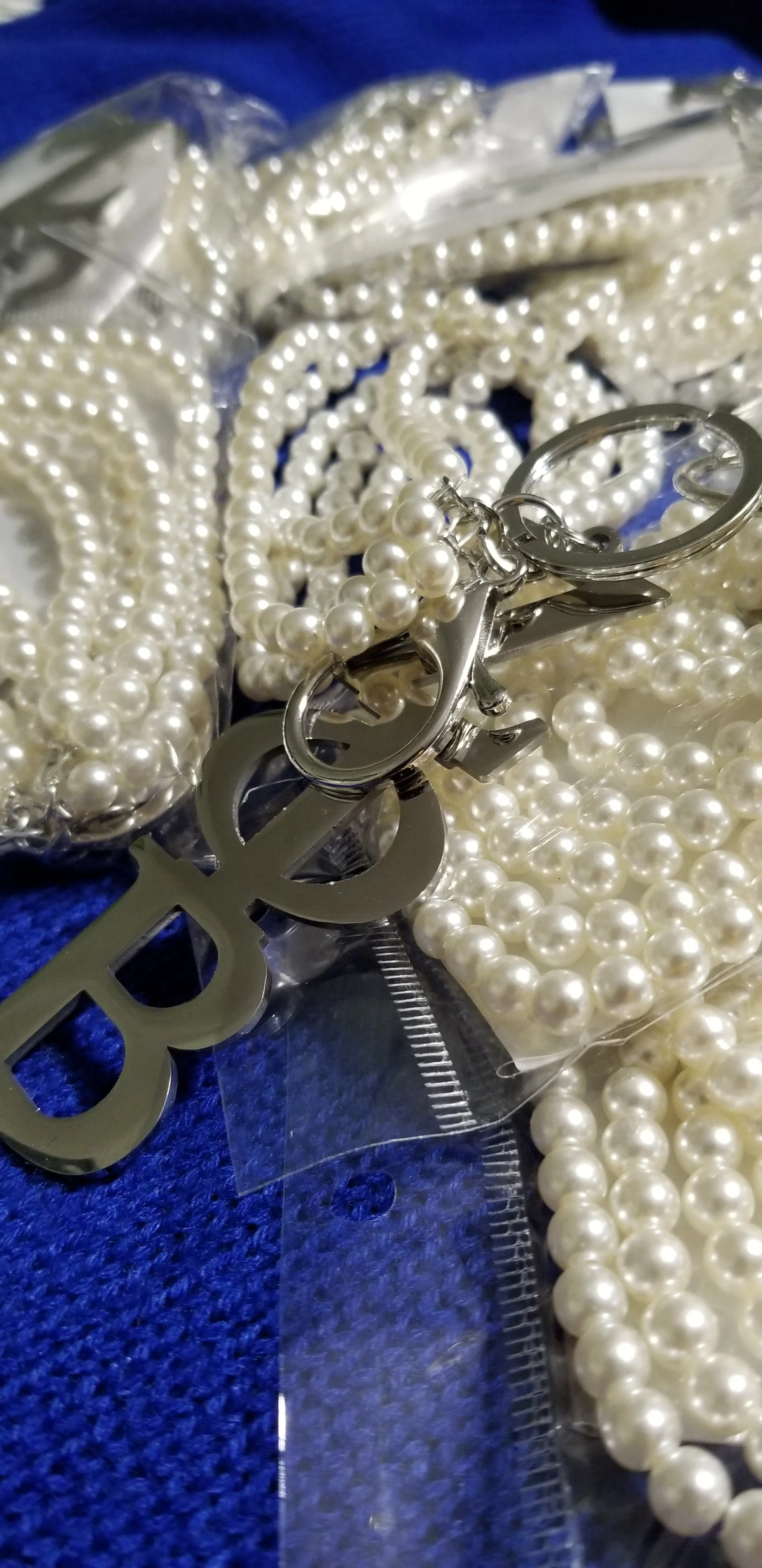 Pearl Purse Charm/Key chain