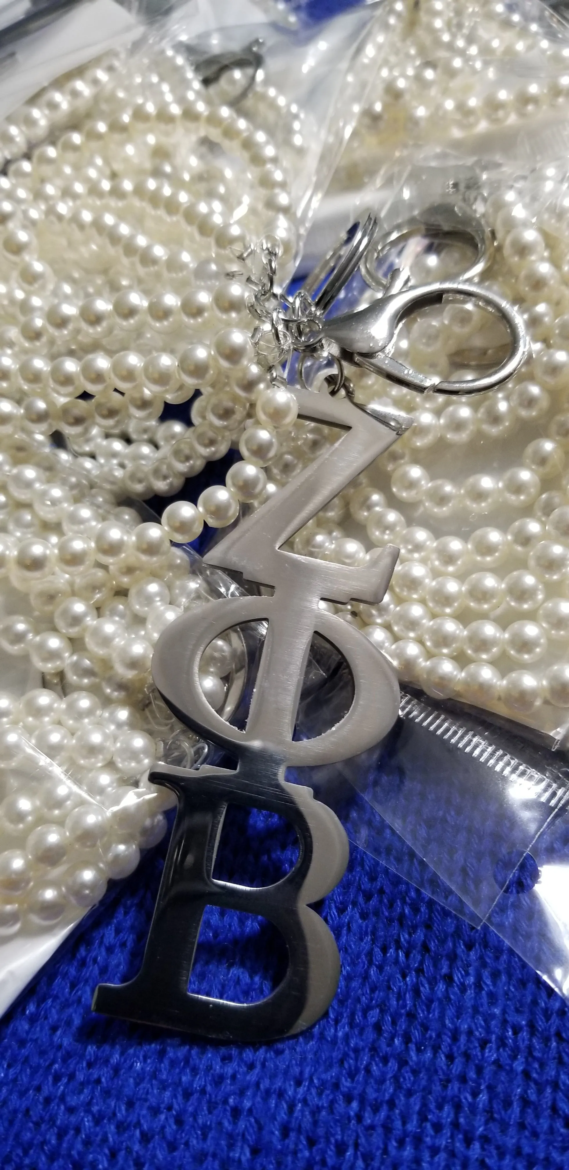 Pearl Purse Charm/Key chain