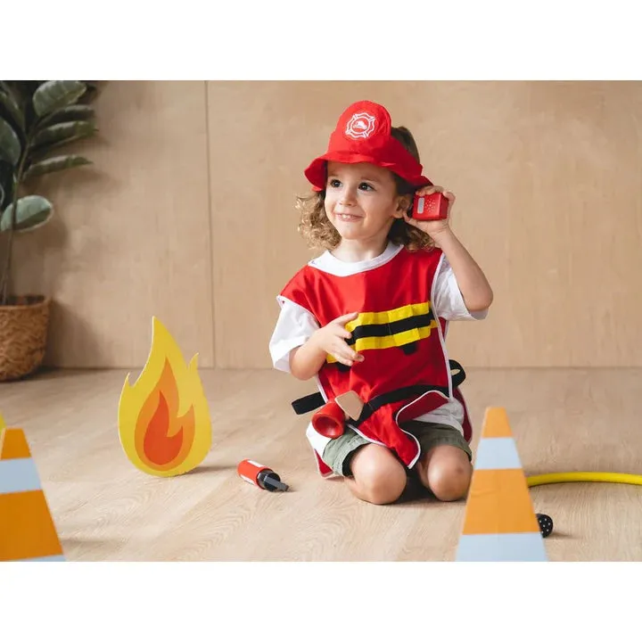 Plan Toys, Firefighter Dress Up Set