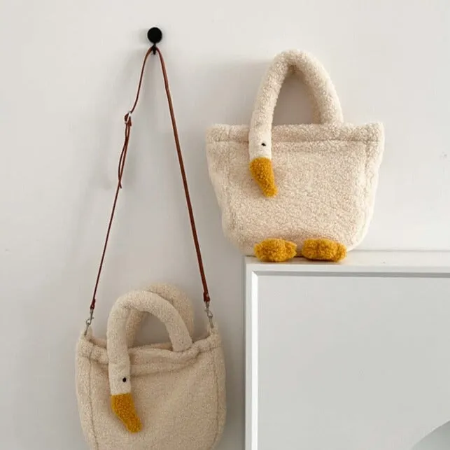 Plush Goose Mini Tote Bag | NEW