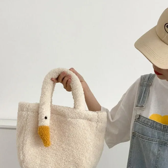 Plush Goose Mini Tote Bag | NEW