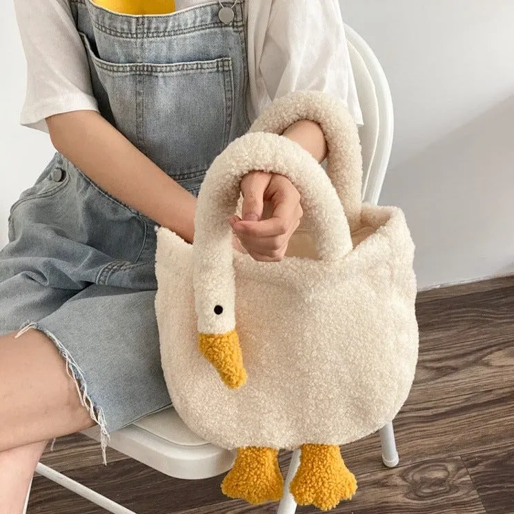 Plush Goose Mini Tote Bag | NEW