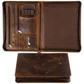 Premium Leather Portfolio Organizer