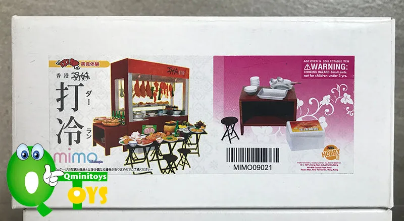 Rare 2007 Mimo Chiuchow Scene - Cabinet and Tableware <Free Shipping>