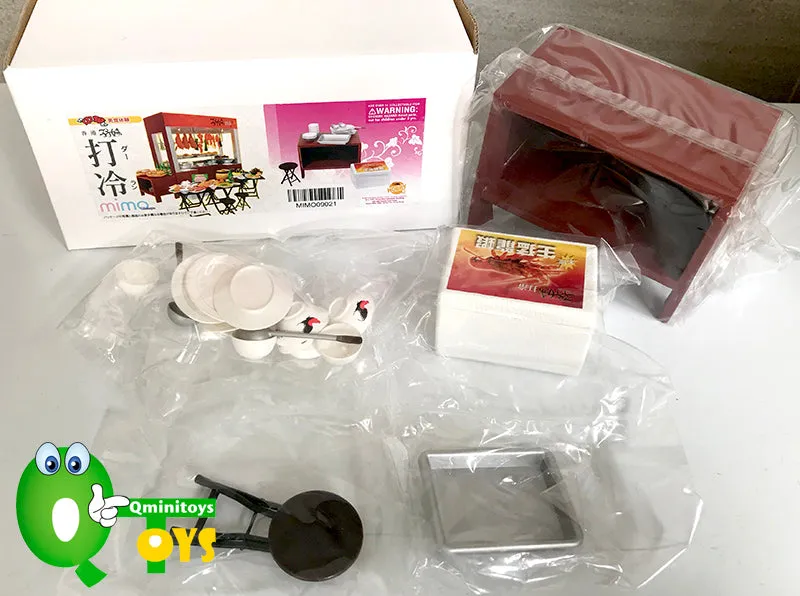 Rare 2007 Mimo Chiuchow Scene - Cabinet and Tableware <Free Shipping>