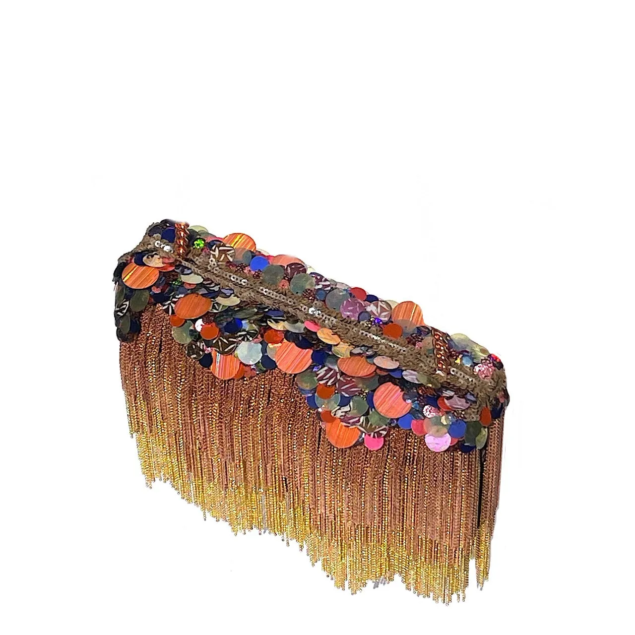 Rose Gold Shimmy Ombre' Clutch