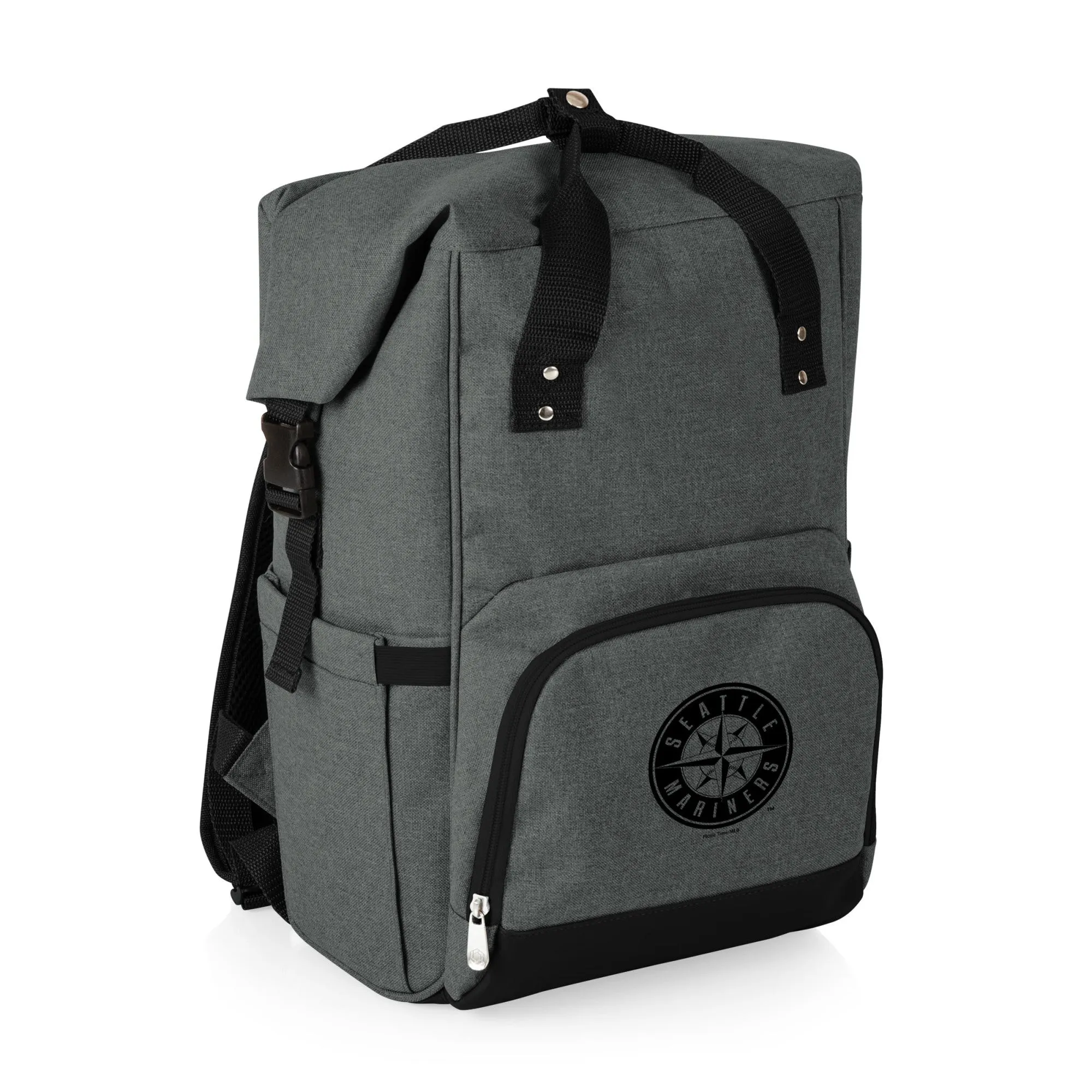 Seattle Mariners - On The Go Roll-Top Backpack Cooler