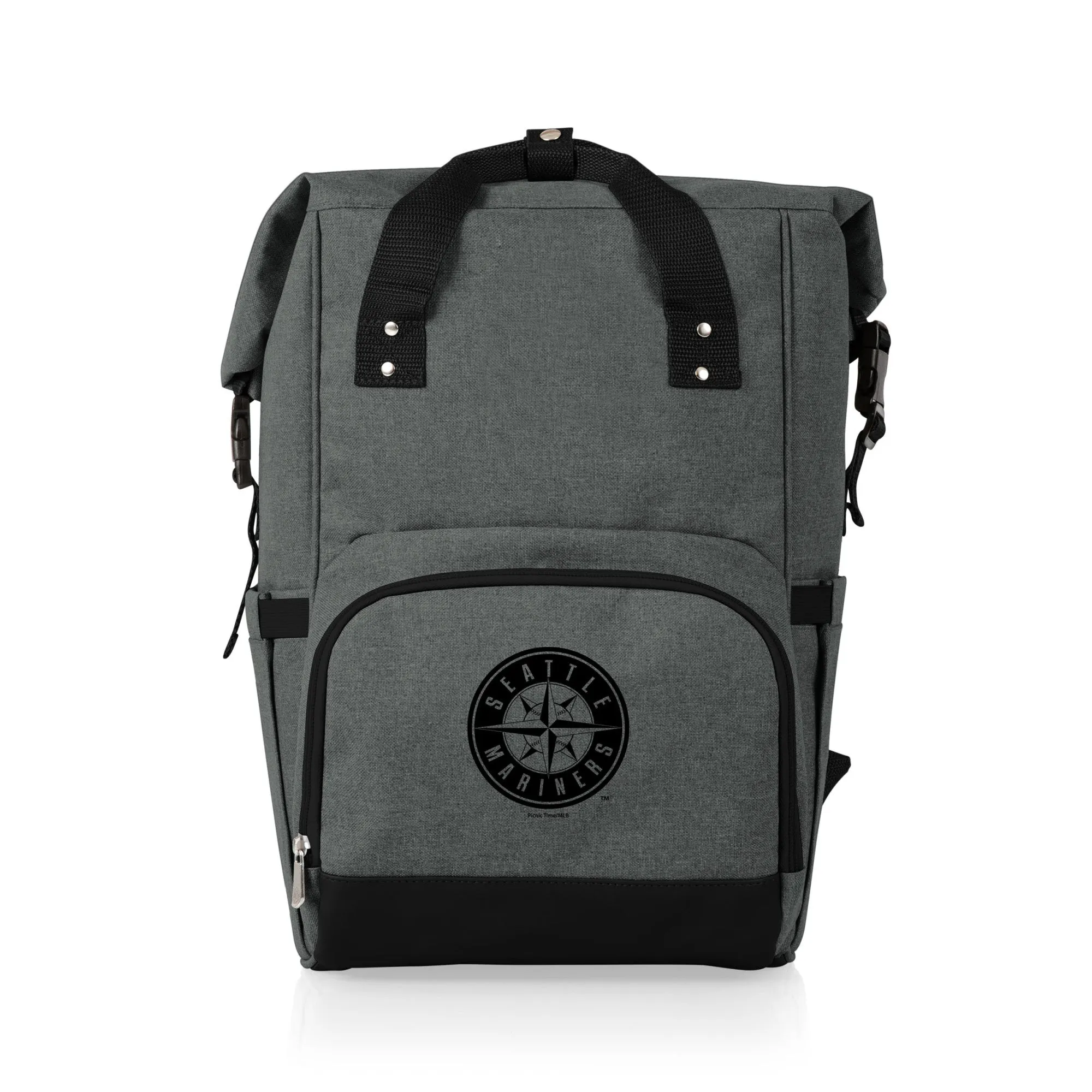 Seattle Mariners - On The Go Roll-Top Backpack Cooler