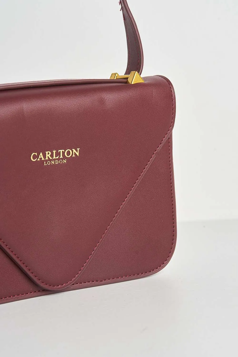 Sima Carlton Collection Cross Body Small Envelope Bag in Purple