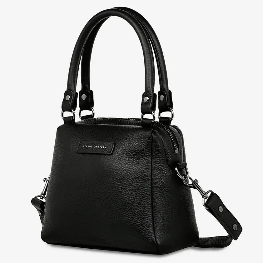 STATUS ANXIETY Mini Mountains Leather Bag - Black