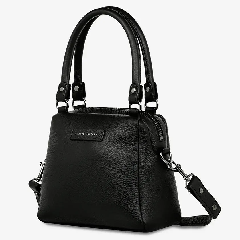 STATUS ANXIETY Mini Mountains Leather Bag - Black