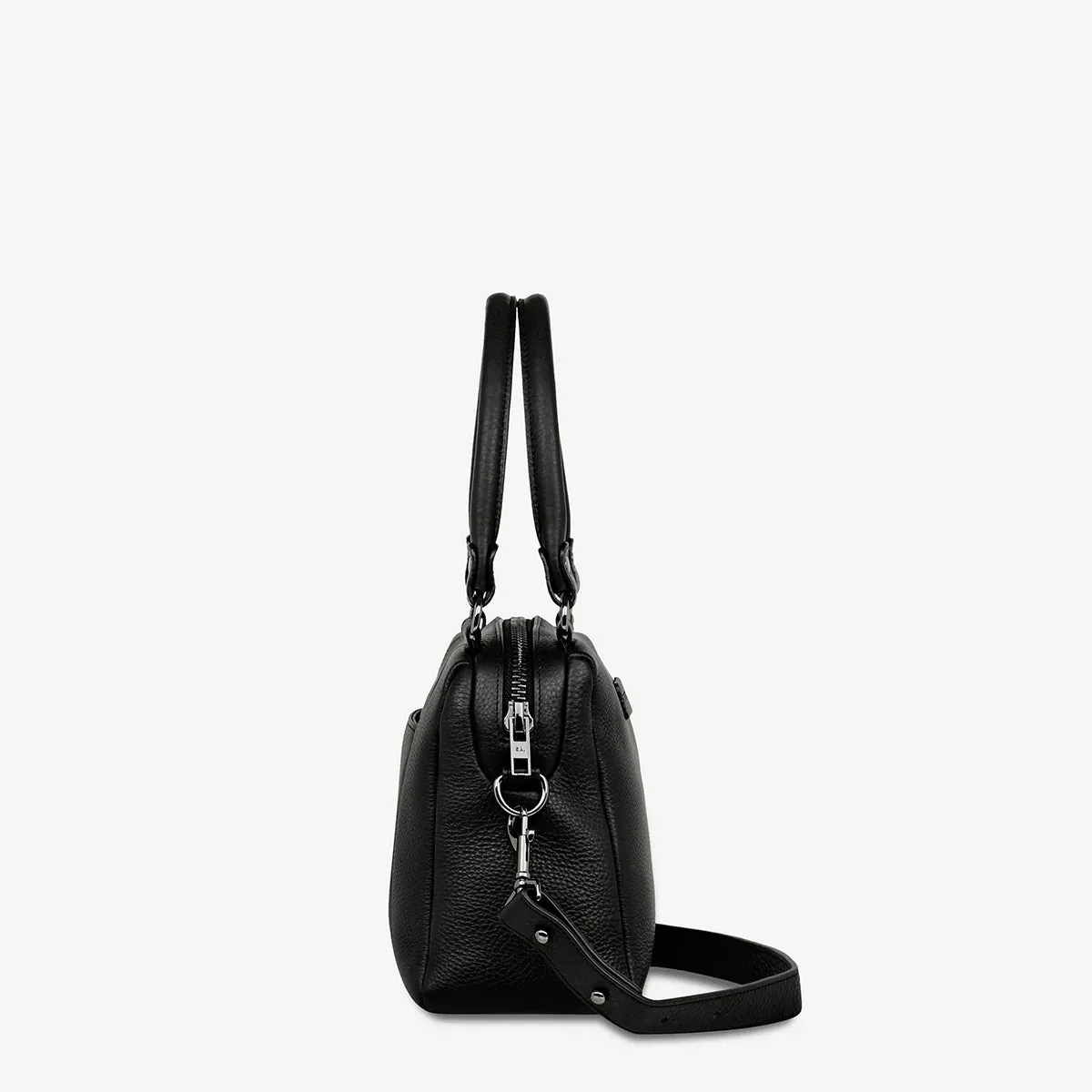 STATUS ANXIETY Mini Mountains Leather Bag - Black