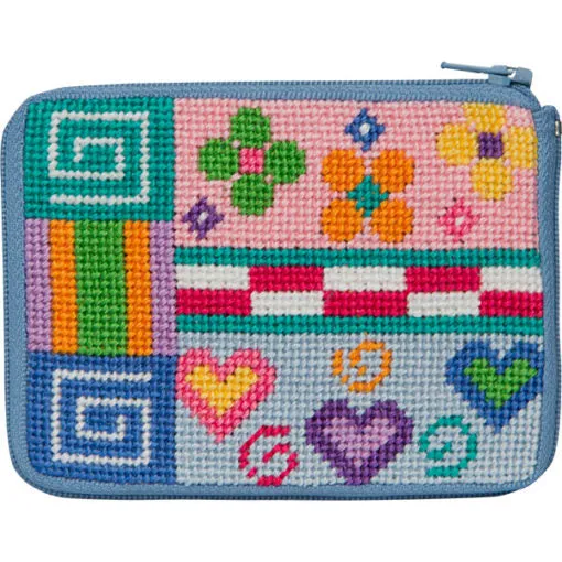 Stitch & Zip Coin Purse Kits, Cross Stitch