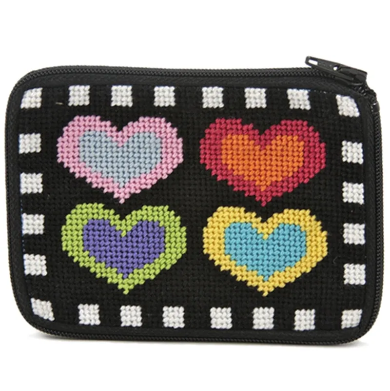 Stitch & Zip Coin Purse Kits, Cross Stitch