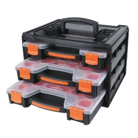 Tactix 3-Piece Storage Box Organiser