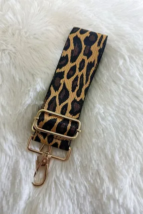 TG10242 Leopard Print Guitar Strap