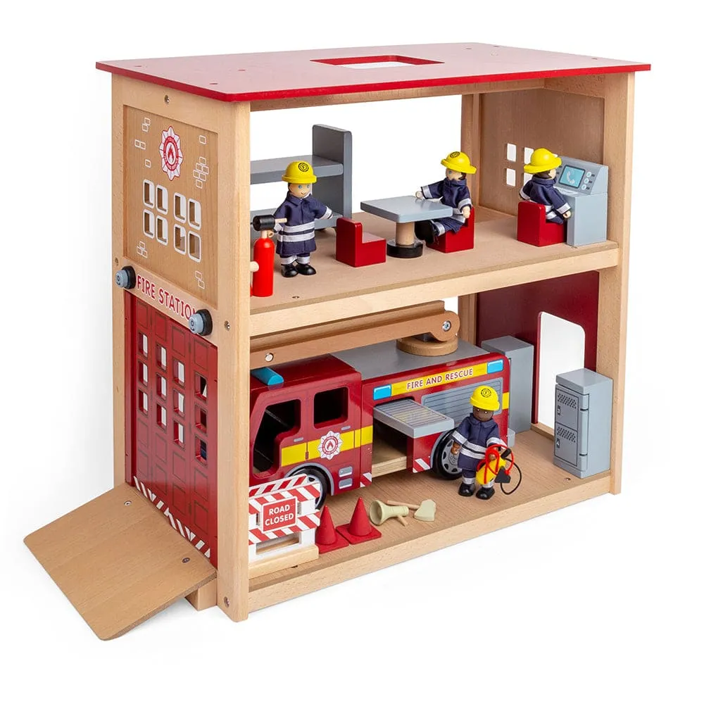Tidlo Fire Station Toy Bundle