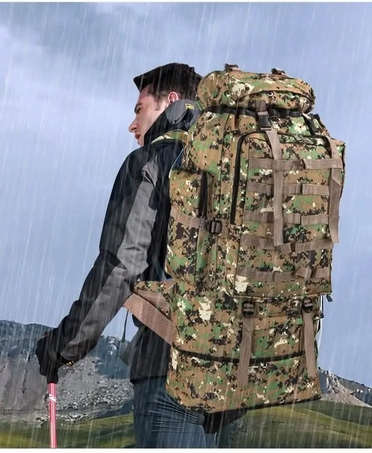 Ultimate 100L Waterproof Adventure Backpack for Outdoor Enthusiasts