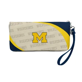 University of Michigan Curve Zip Organizer Wallet