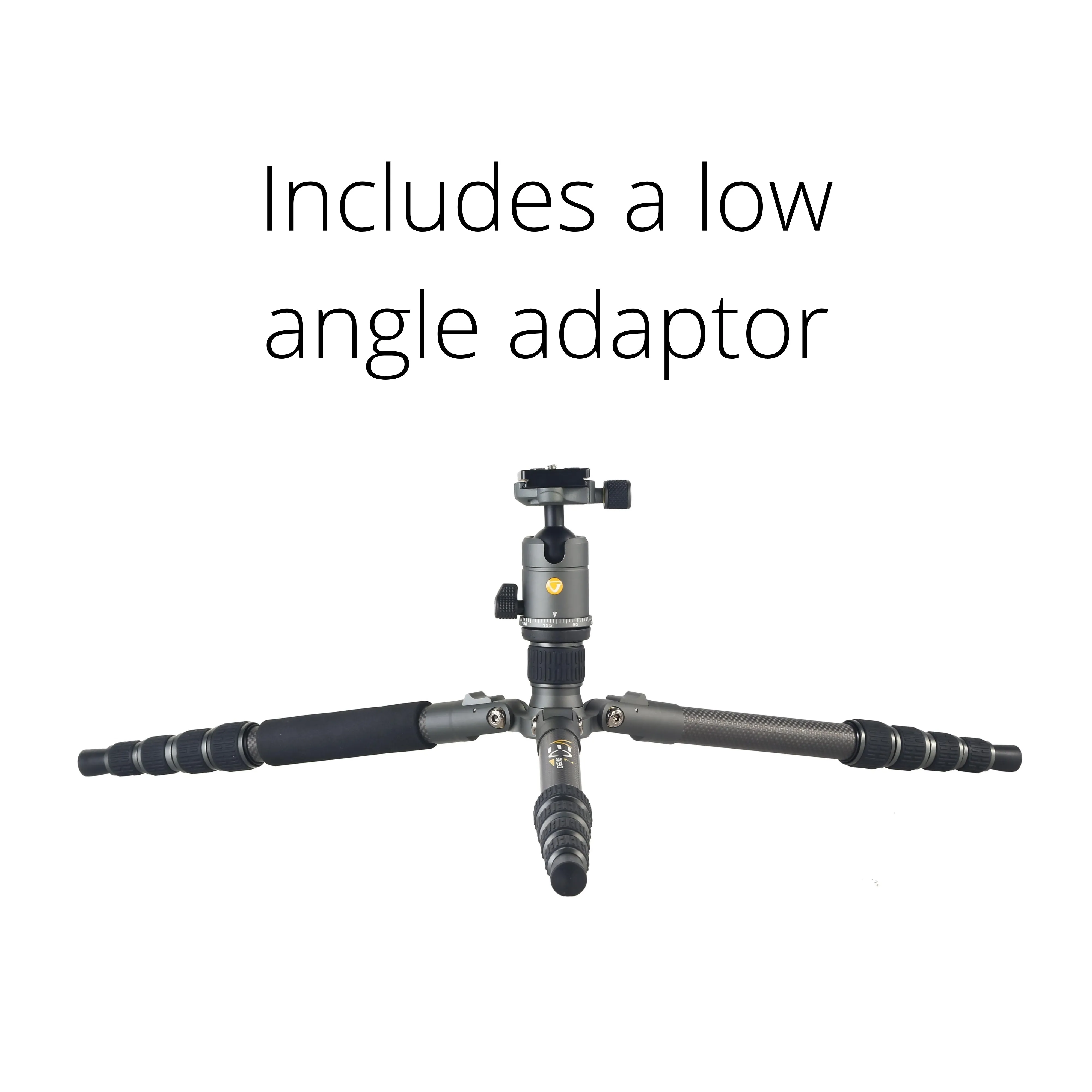 VEO 3GO 235CB Carbon Travel Tripod and VEO GO 34M Black Shoulder Bag