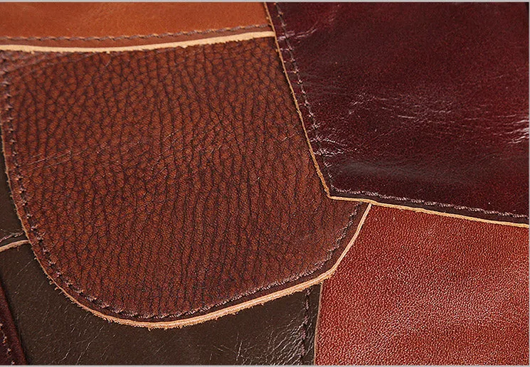 Vintage Womens Leather Western Backpack Purse Ladies Rucksack Bag For Women