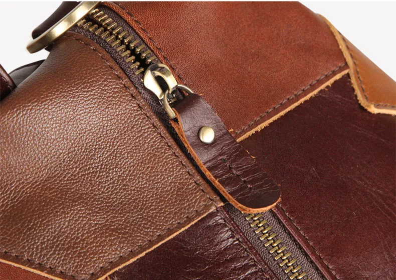 Vintage Womens Leather Western Backpack Purse Ladies Rucksack Bag For Women