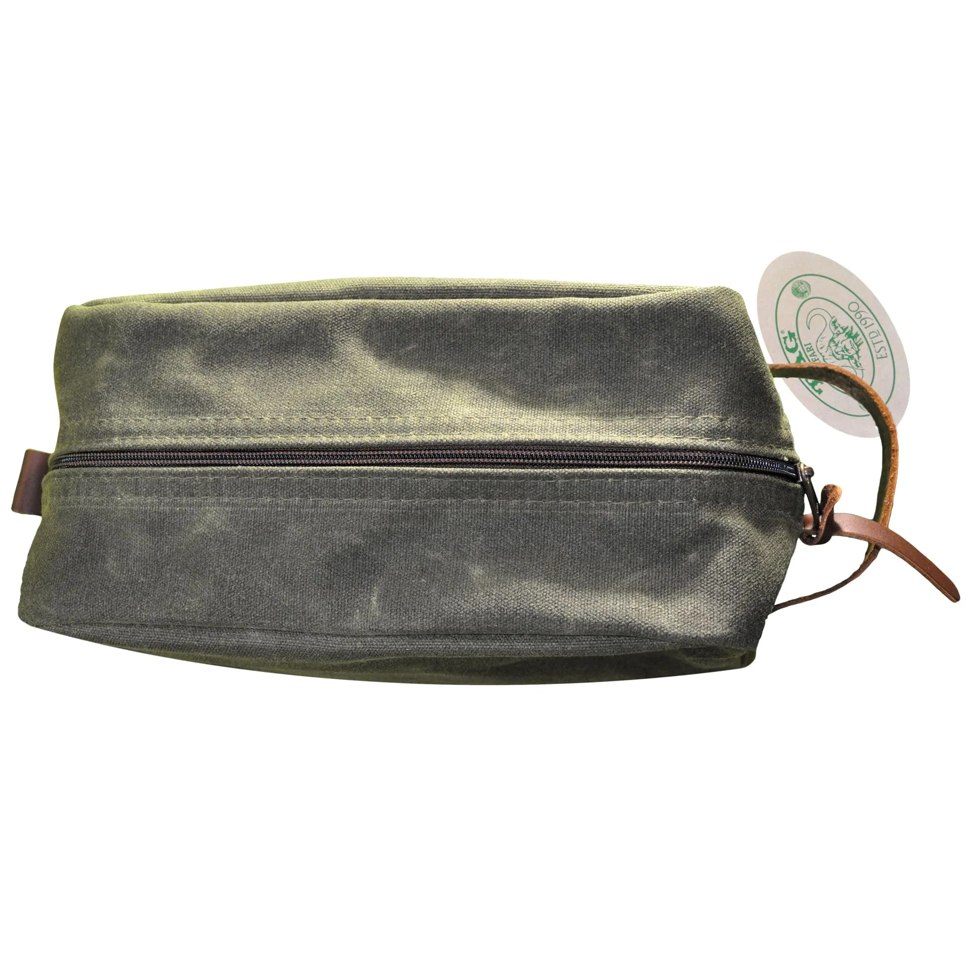 Waxed Canvas Toiletry Bag