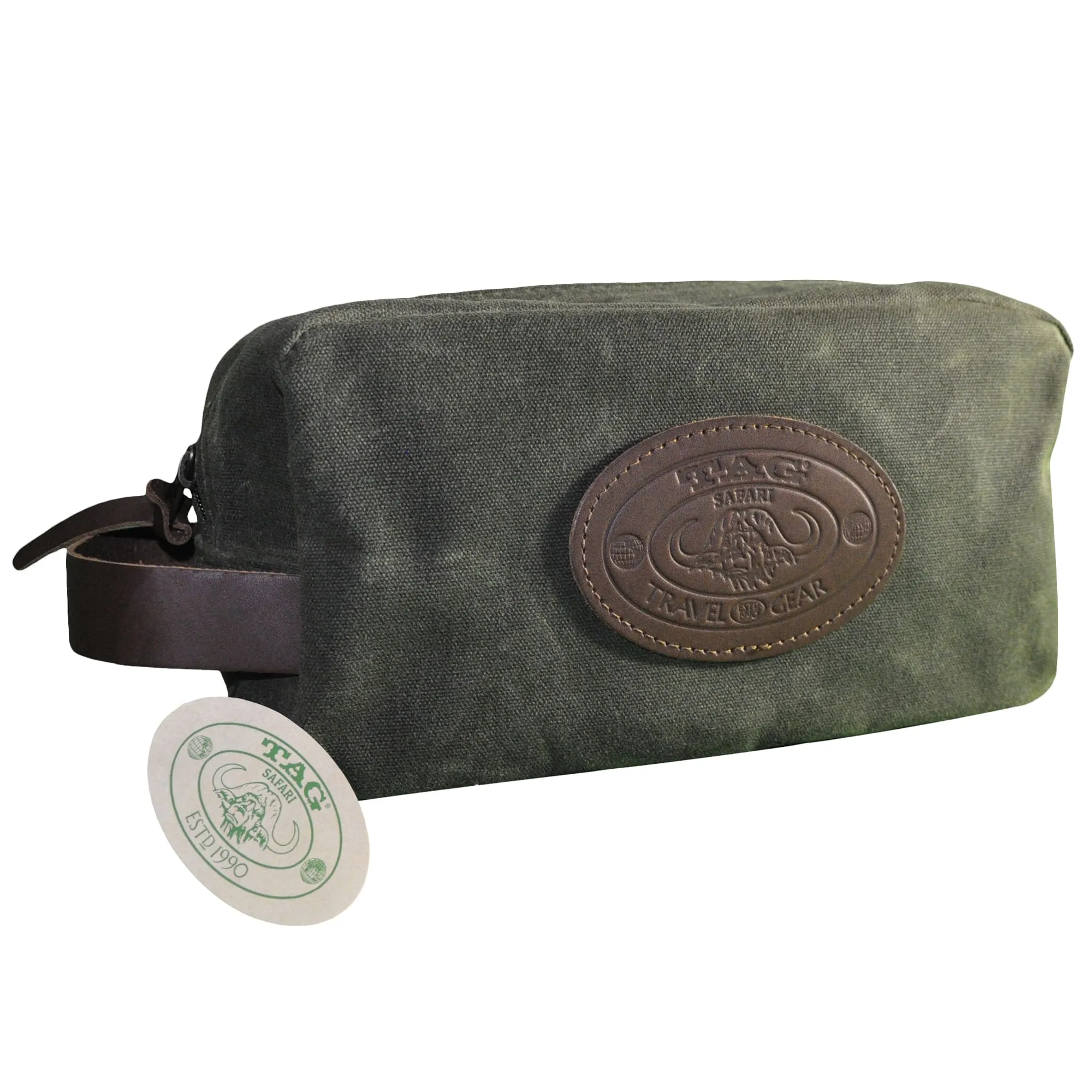 Waxed Canvas Toiletry Bag