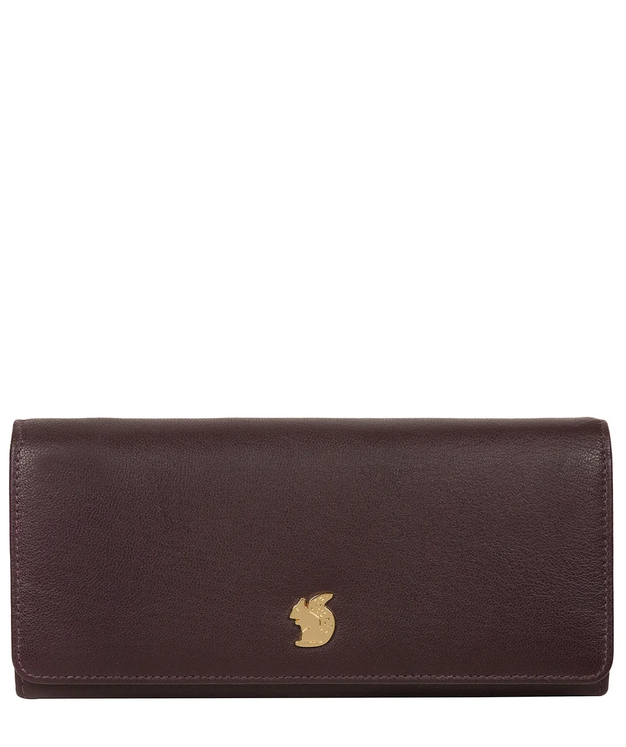 'Weisz' Plum Leather Purse