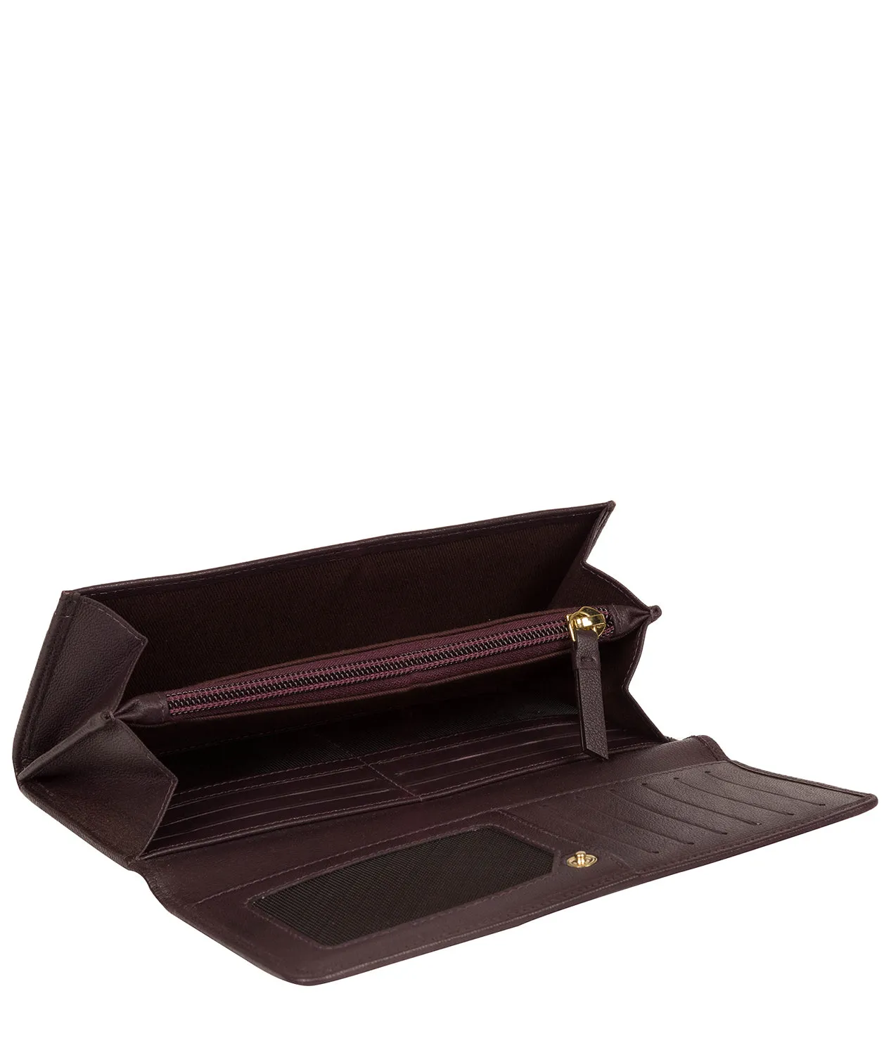 'Weisz' Plum Leather Purse