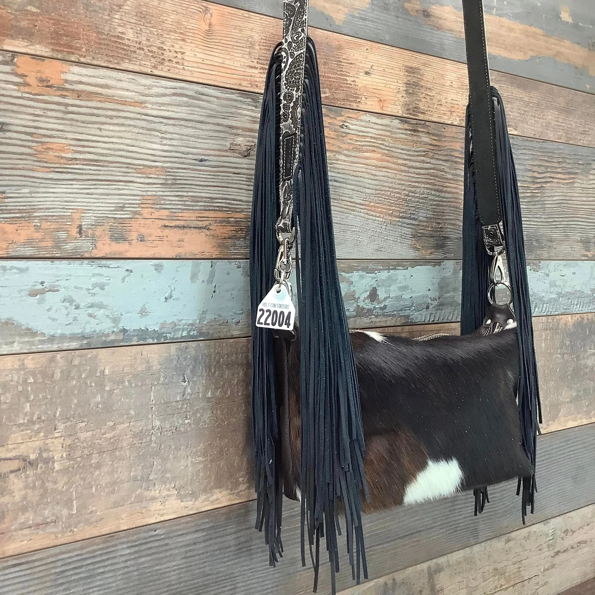 Western Mini Leather Fringe Strap 48" #22004
