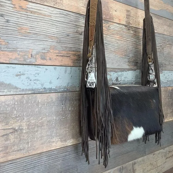 Western Mini Leather Fringe Strap 48" #23497