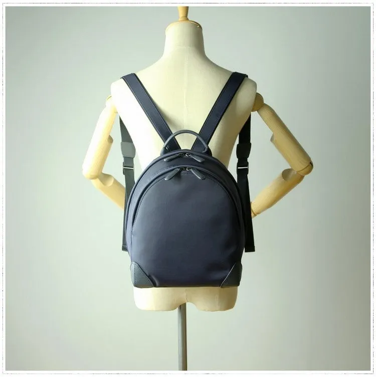 Womens Nylon Small Backpack Bag Dark Gray Best Mini Backpack Purse Nylon Rucksack for Ladies