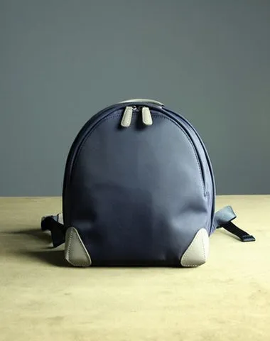 Womens Nylon Small Backpack Bag Dark Gray Best Mini Backpack Purse Nylon Rucksack for Ladies
