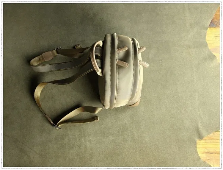 Womens Nylon Small Backpack Bag Dark Gray Best Mini Backpack Purse Nylon Rucksack for Ladies